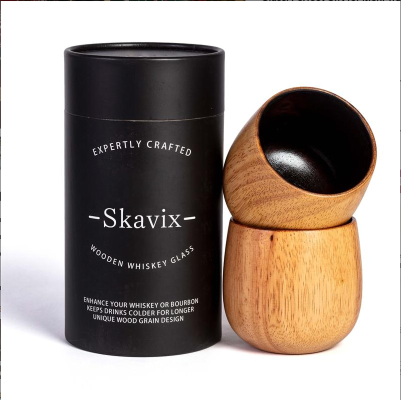 Festive Season Special — Handcrafted Charred Wood Whiskey Glass for Cozy Winter Nights