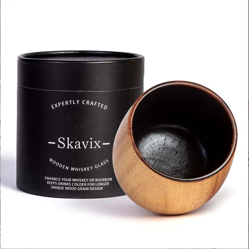 Festive Season Special — Handcrafted Charred Wood Whiskey Glass for Cozy Winter Nights